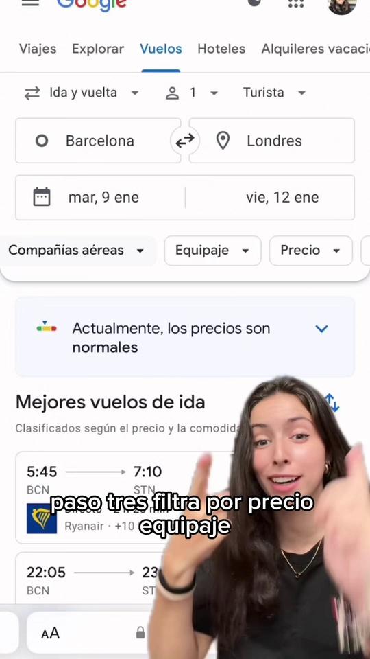 #tipsdeviaje #googleflights #trucosviaje